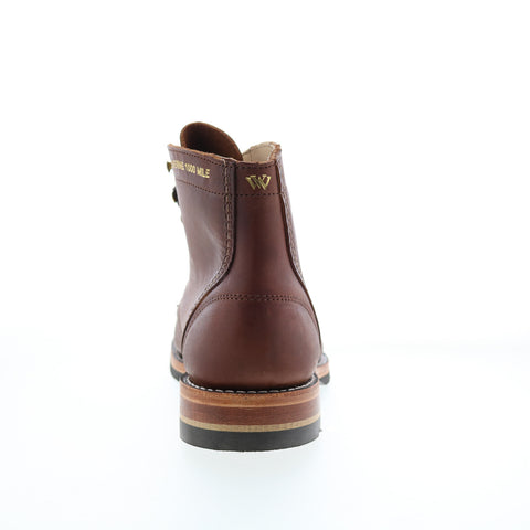 Wolverine 1000 Mile Moc Toe W080074 Mens Brown Leather Casual Dress Boots