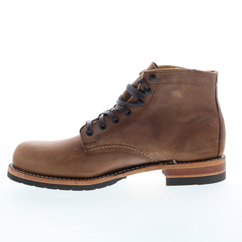 Wolverine 1000 Mile Plain Toe Boot W080075 Mens Brown Casual Dress Boots
