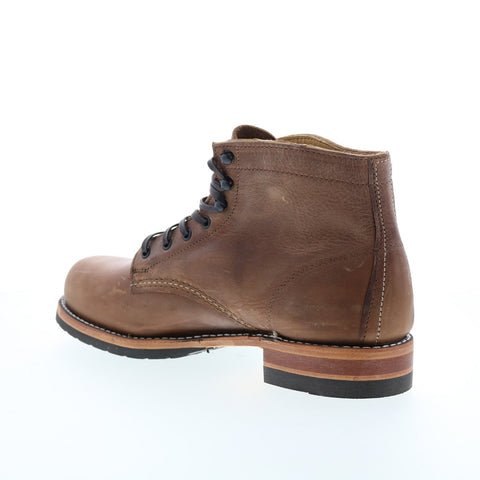 Wolverine 1000 Mile Plain Toe Boot W080075 Mens Brown Casual Dress Boots