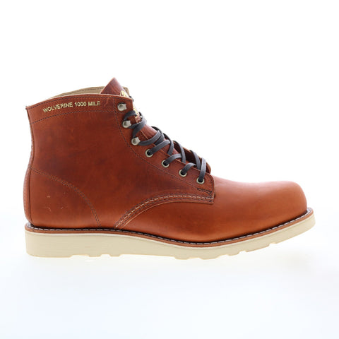 Wolverine 1000 Mile W080131 Mens Brown Leather Casual Dress Boots 