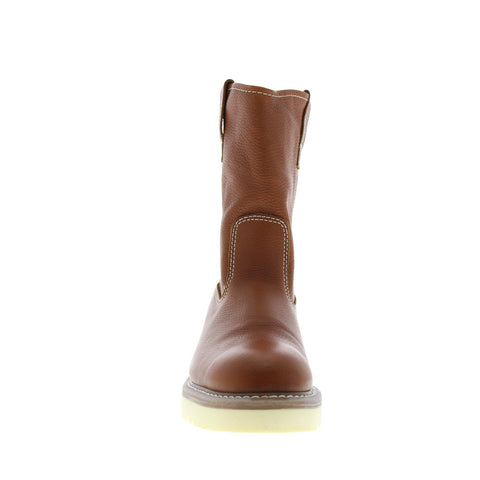 Wolverine Wellington W08285 Mens Brown Leather Slip On Work Boots Boots