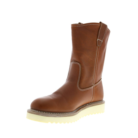 Wolverine Wellington W08285 Mens Brown Leather Slip On Work Boots Boots