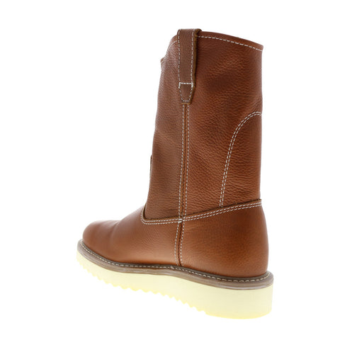 Wolverine Wellington W08285 Mens Brown Leather Slip On Work Boots Boots