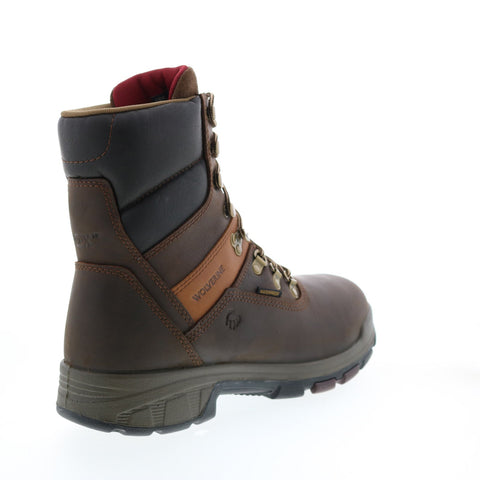 Wolverine Cabor EXP Waterproof 8" W10317 Mens Brown Leather Work Boots
