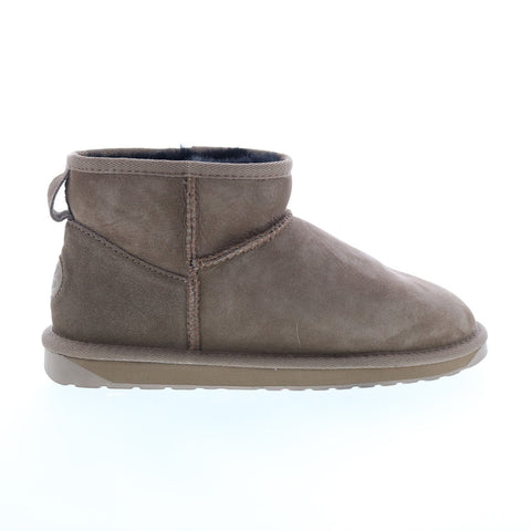 Emu Australia Stinger Micro W10937 Womens Brown Suede Casual Dress Boots