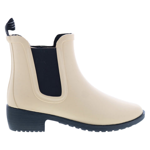 Emu Australia Grayson Rainboot W12402 Womens Beige Ankle & Booties Boots