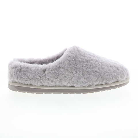 Emu Australia Joy Teddy W12583 Womens Gray Synthetic Clogs Slippers Shoes