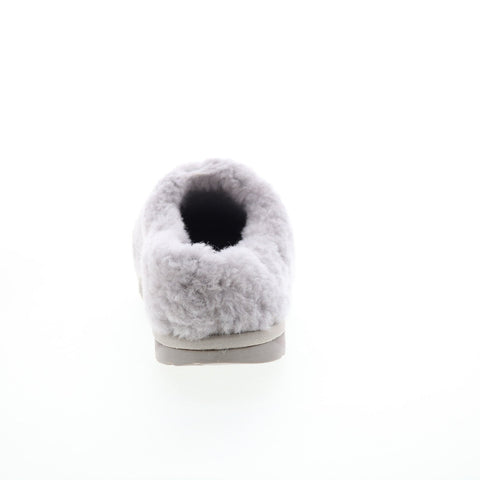 Emu Australia Joy Teddy W12583 Womens Gray Synthetic Clogs Slippers Shoes