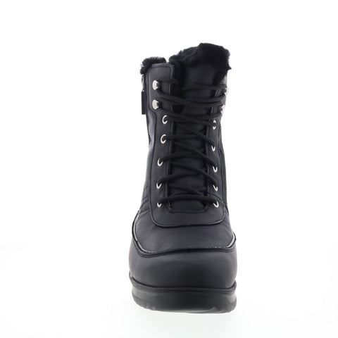 Emu Australia Snowy W12785 Womens Black Leather Lace Up Casual Dress B - Ruze Shoes Emu Australia Snowy W12785 Womens Black Leather Lace Up Casual Dress B - Ruze Shoes