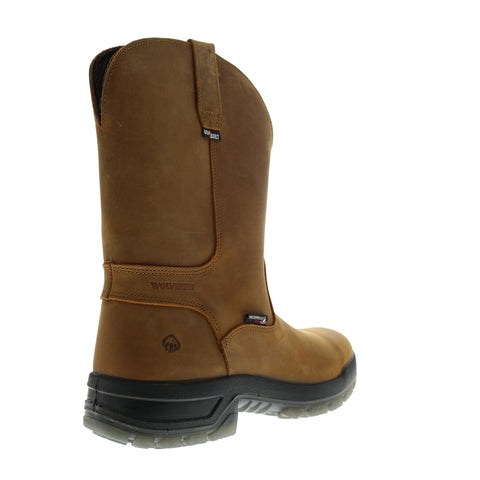 Wolverine Ramparts USA 10" Waterproof Mens Brown Work & Safety Boots