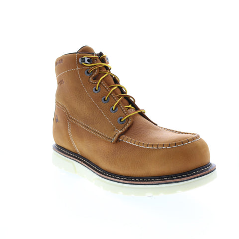 Wolverine I-90 Durashocks Moc-Toe Waterproof 6" Mens Brown Work Boots