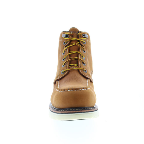 Wolverine I-90 Durashocks Moc-Toe Waterproof 6" Mens Brown Work Boots