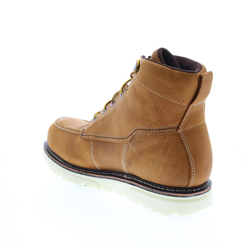 Wolverine I-90 Durashocks Moc-Toe Waterproof 6" Mens Brown Work Boots