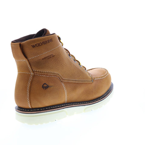 Wolverine I-90 Durashocks Moc-Toe Waterproof 6" Mens Brown Work Boots