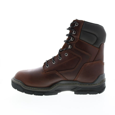 Wolverine Raider Durashocks Waterproof Insulated 8" Mens Brown Work Boots