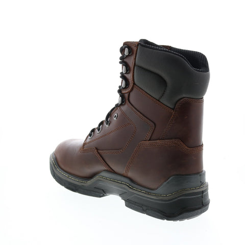 Wolverine Raider Durashocks Waterproof Insulated 8" Mens Brown Work Boots