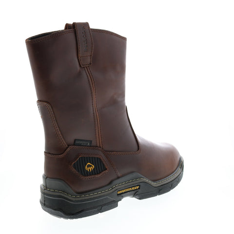 Wolverine Raider DuraShocks Wellington Insulated 10" Mens Brown Wide Boots