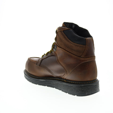 Wolverine Hellcat Wedge Moc Toe Ultraspring WP CM 6" Mens Brown Work Boots