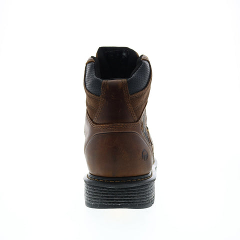 Wolverine Hellcat Wedge Moc Toe Ultraspring WP CM 6" Mens Brown Work Boots