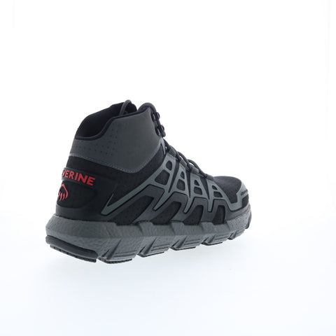 Wolverine Rev DuraShocks CarbonMax Toe W211018 Mens Gray Wide Work Boots