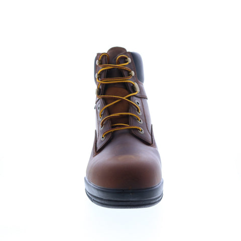 Wolverine Durashock Slip Resistant WP Steel Toe 6" Mens Brown Work Boots