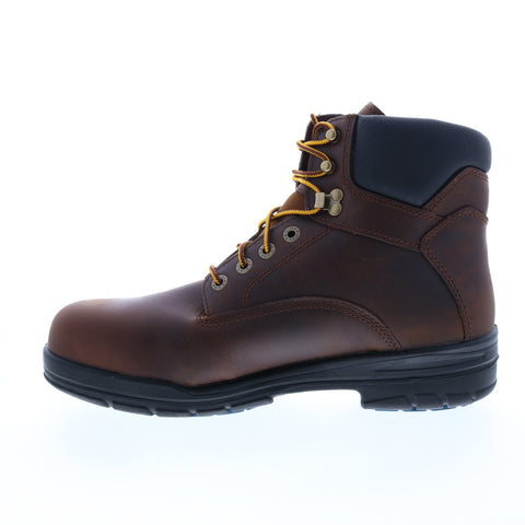 Wolverine Durashock Slip Resistant WP Steel Toe 6" Mens Brown Work Boots