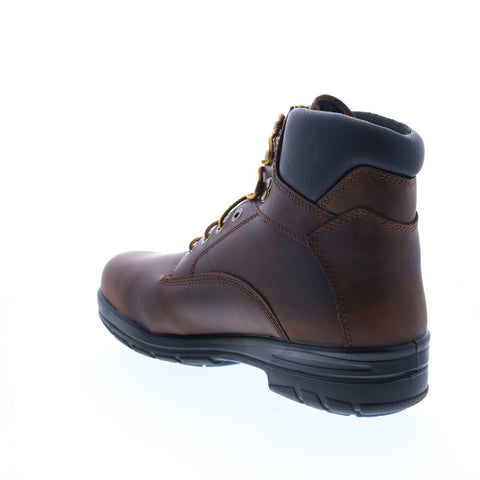 Wolverine Durashock Slip Resistant WP Steel Toe 6" Mens Brown Work Boots