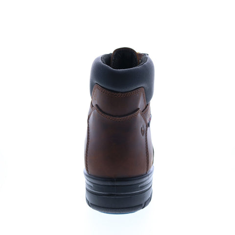 Wolverine Durashock Slip Resistant WP Steel Toe 6" Mens Brown Work Boots