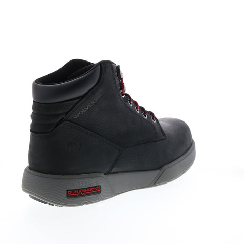 Wolverine Kickstart DuraShocks CarbonMax 6" Mens Black Wide Work Boots