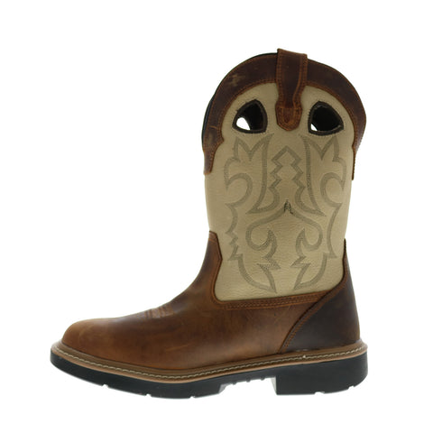 Wolverine Rancher Durashocks Waterproof Carbonmax 10" Mens Brown Wide Work & Safety Boots