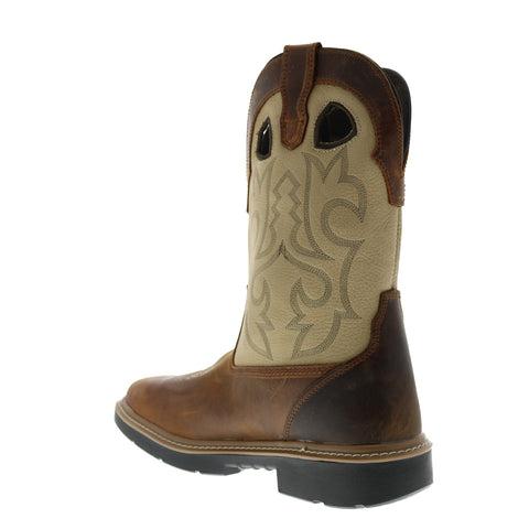 Wolverine Rancher Durashocks Waterproof Carbonmax 10" Mens Brown Wide Work & Safety Boots