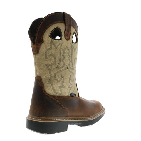 Wolverine Rancher Durashocks Waterproof Carbonmax 10" Mens Brown Wide Work & Safety Boots