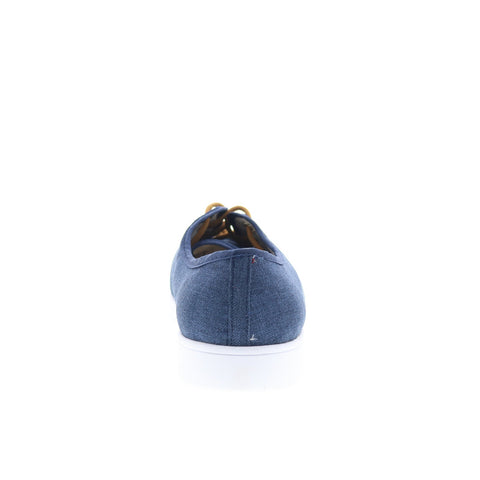 Hitchcock Emma W311 Womens Blue Wide Canvas Lifestyle Sneakers Shoes