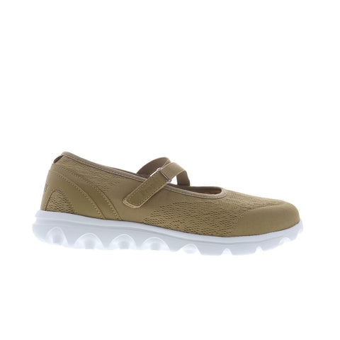 Propet TravelActiv Mary Jane W5103 Womens Brown Wide Mary Jane Flats Shoes
