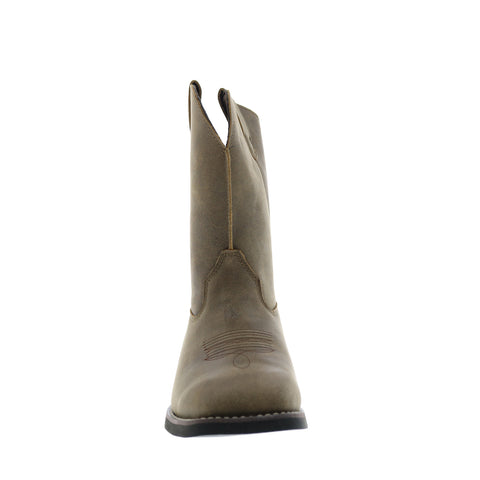 Wolverine Bronc Western W880140 Mens Brown Leather Casual Dress Boots
