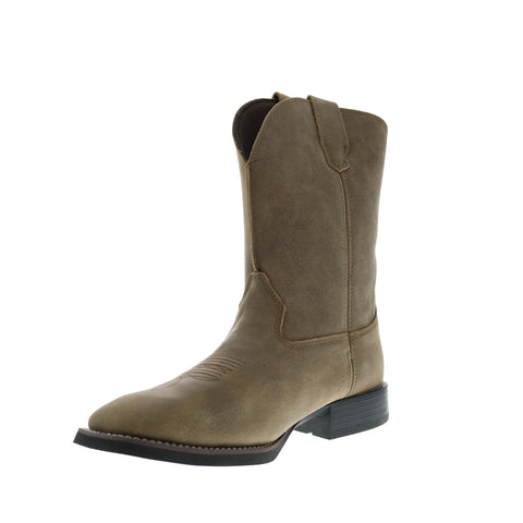 Wolverine Bronc Western W880140 Mens Brown Leather Casual Dress Boots