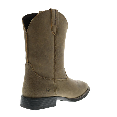 Wolverine Bronc Western W880140 Mens Brown Leather Casual Dress Boots