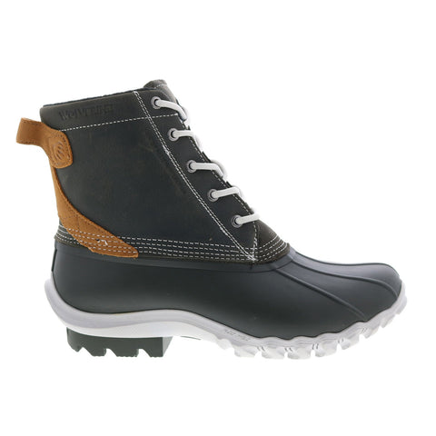 Wolverine Torrent WP Duck Boot W880222 Mens Black Leather Rain Boots