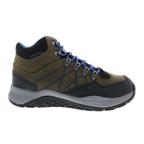Wolverine Luton Hiker Waterproof Mid W880372 Mens Gray Wide Leather Hiking Boots