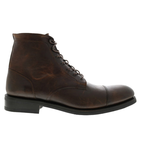 Wolverine BLVD Cap-Toe W990091 Mens Brown Leather Lace Up Casual Dress Boots