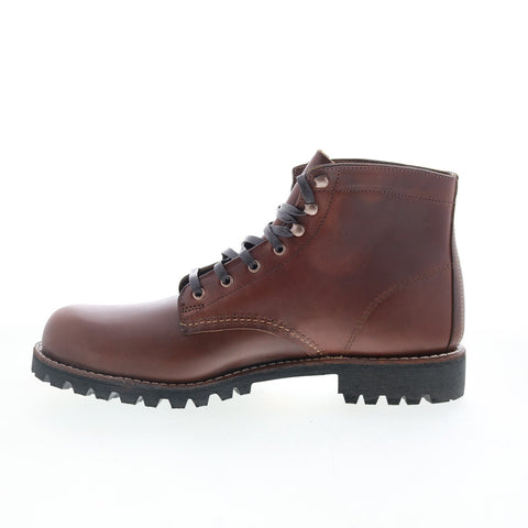 Wolverine W990103 Mens Brown Leather Lace Up Casual Dress Boots