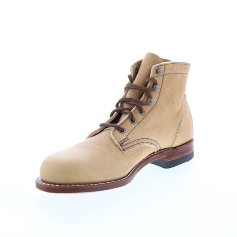 Wolverine 1000 Mile Original W990139 Mens Beige Leather Casual Dress Boots