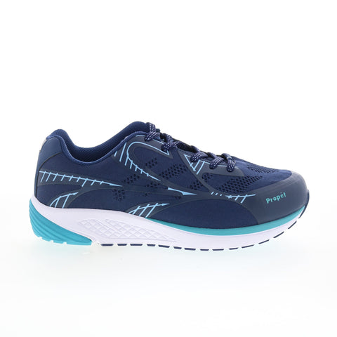 Propet Propet One LT Womens Blue Extra Extra Wide 6E Lifetsyle Sneakers Shoes