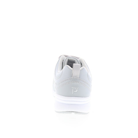 Propet Life Walker Sport WAA312L Womens Gray Leather Lifestyle Sneakers Shoes