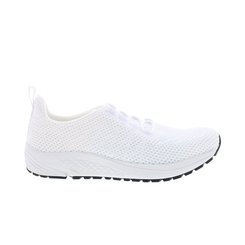Propet Tour Knit WAAA112 Womens White Narrow Canvas Lifetsyle Sneakers Shoes