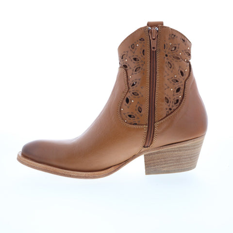 Fly London Wail WAIL290FLY-000 Womens Brown Leather Ankle & Booties Boots