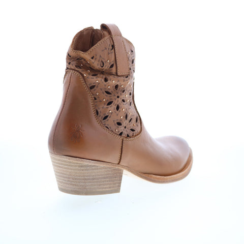 Fly London Wail WAIL290FLY-000 Womens Brown Leather Ankle & Booties Boots