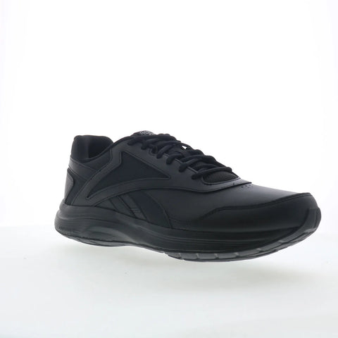 Reebok Walk Ultra 7 DMX Max Mens Black Leather Lifestyle Sneakers Shoes