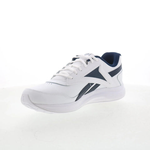 Reebok Walk Ultra 7 DMX Max Mens White Leather Lifestyle Sneakers Shoes