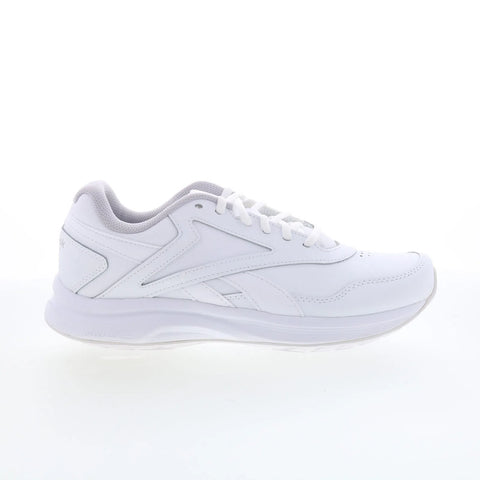 Reebok Walk Ultra 7 DMX MAX Womens White Leather Lifestyle Sneakers Shoes
